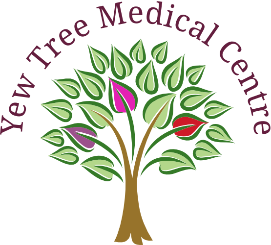 The logo for YewTree Medical centre 